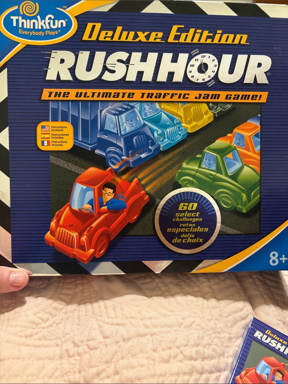 Rush Hour Deluxe Edition Traffic Jam Logic Strategy Game 60 challenges ages 8+